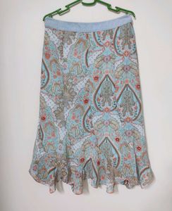 Bohemian Print Maxi Skirt