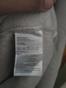 ​H&amp;M Beige Oversized Fleece Hoodie