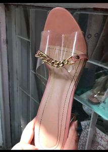 Chic Transparent Block Heels