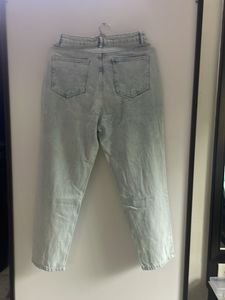 Ripped Jeans with Floral Embroidery