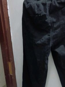 Black Elastic Waist Pants