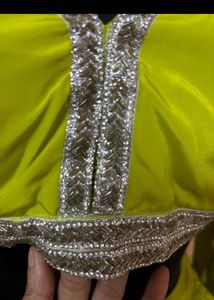 Vibrant Lime Green Lehenga Choli Set