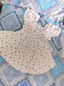Cute Floral Puff Sleeve Dress