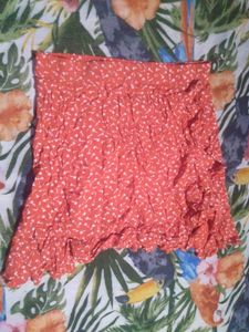Cute Floral Mini Skirt