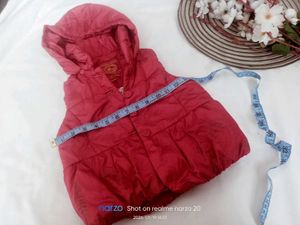 Girls Hooded Padded Vest