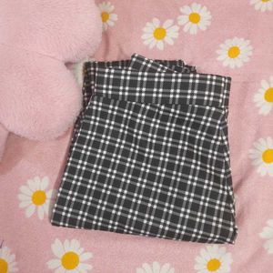 Checkered Skinny Fit Leggins