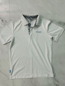 Columbia Men's White Polo Shirt