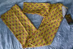 🌼Yellow Printed Kurta