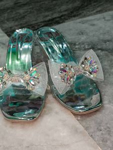 Sparkling Butterfly Embellished Heels