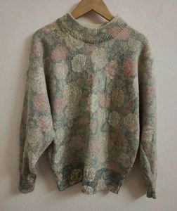 Floral Nude Pullover
