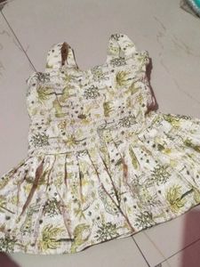 Cute Girls Smocked Dress