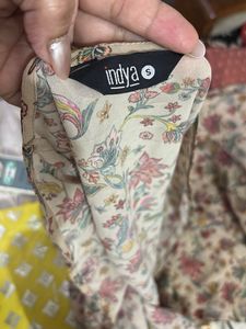 Floral Print Long Shrug