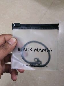 Black link bracelet