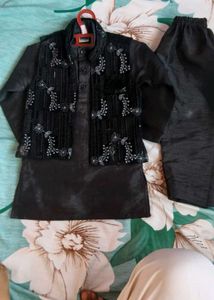 Boys Festive Kurta Jacket Set