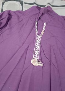 Elegant Purple Single kurti