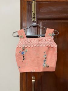 Peach Floral Print coord Set