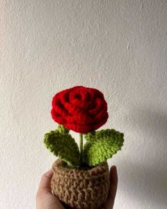 sunflower, rose Crochet flower Plants🌸