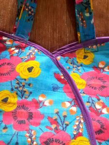 Vibrant Floral Tote Bag New Without Tag.