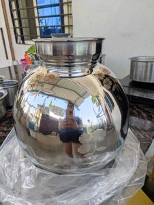 Rajwadi Handi Stainless Steel Container