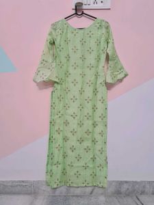 Pastel Green Floral Kurta