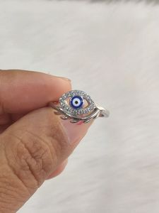 Evil Eye 92.5 Sterling Silver Ring