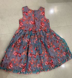 Floral Party Dress with Bow - any 2 kids top FREE