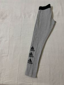 Adidas Women's Grey Athletic Leggings
