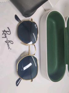 Ray-Ban Gold Frame Sunglasses