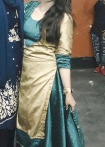 Lahnga With Long Kurti