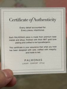 Palmonas Gold Hoop Earrings