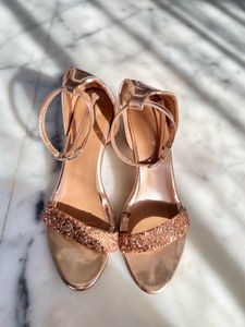 Rose Gold Sparkle Heels