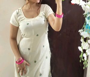 white salwer suit with Dupatta