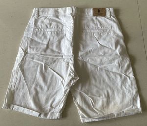 U.S. Polo Assn. White Shorts