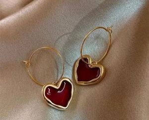Heart Hoop Earrings