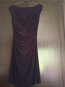 Elegant Navy Ruched Mini Dress