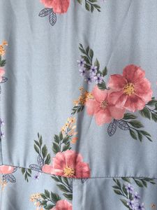 Floral Print Sleeveless Midi Dress