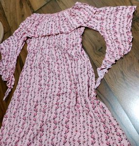 Floral Off-Shoulder Maxi Dress/Gown