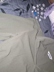 littlebox Olive Green Collared Long Sleeve Top