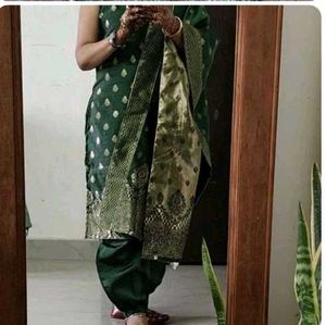 New Banarasi Suit, Dupata With Linning