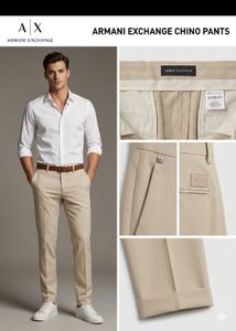 Classic Cream Straight Fit Trousers newwdtag