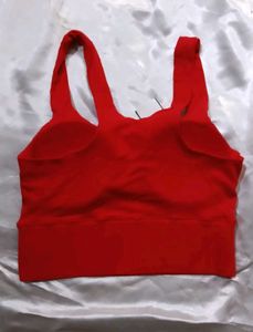 Red Sports Bra