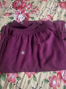 Elegant maroon coord set