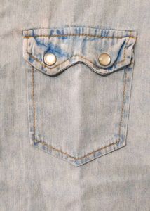 Light Blue Denim Collared Shirt