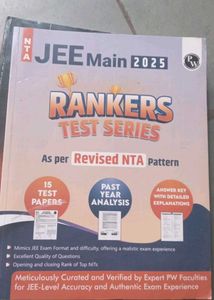 JEE Main 2025 Rankers Test Series Book