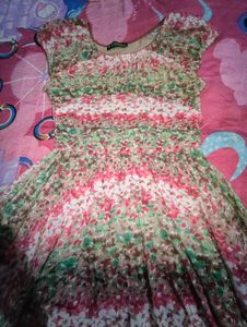 Flowy Floral Print Dress