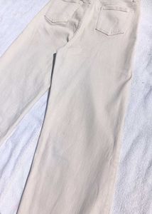 Wide Leg Beige Colour Jean