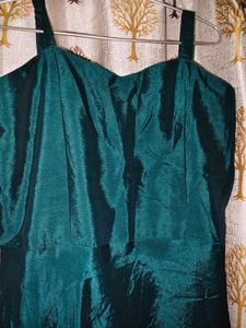 Elegant Teal Ethnic Gown