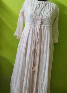 Baby Pink CHIKANKARI