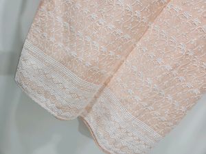 New Peach Lakhnavi Embroided Kurti