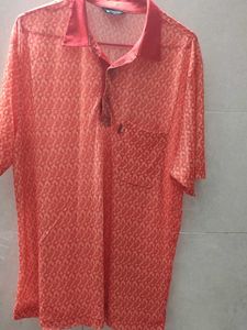 Beverly Hills polo club tshirt. orange